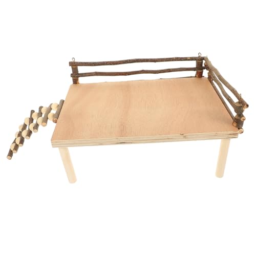 TOYZFRIENDY Hamster Spielplattform aus Holz mit Stabiler Leiter Kleintier Klettergerüst für Zwerghamster und Kleine Haustiere Geeignet für Hamster Käfig Zubehör TOYZFRIENDY Hamster Spielplattform aus Holz mit Stabiler Leiter Kleintier Klettergerüst für Zwerghamster und Kleine Haustiere Geeignet für Hamster Käfig Zubehör von TOYZFRIENDY