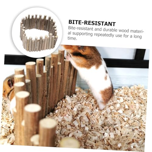 TOYZFRIENDY Hamster Spielzaun aus Holz Robustes Käfigzubehör für Kleintiere Schadstofffrei Spielerisches Trenngitter und Dekoration für Hamster Chinchilla Ratten Einfach zu Reinigen und TOYZFRIENDY Hamster Spielzaun aus Holz Robustes Käfigzubehör für Kleintiere Schadstofffrei Spielerisches Trenngitter und Dekoration für Hamster Chinchilla Ratten Einfach zu Reinigen und von TOYZFRIENDY