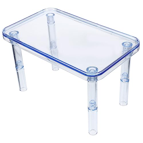 TOYZFRIENDY Hamsterplattform Zweistöckig aus Glattem Material Multifunktionales Käfigspielzeug für Versteck Schlafplatz und Beschäftigung Geeignet für Hamster Chinchillas und Kleine Haustiere von TOYZFRIENDY