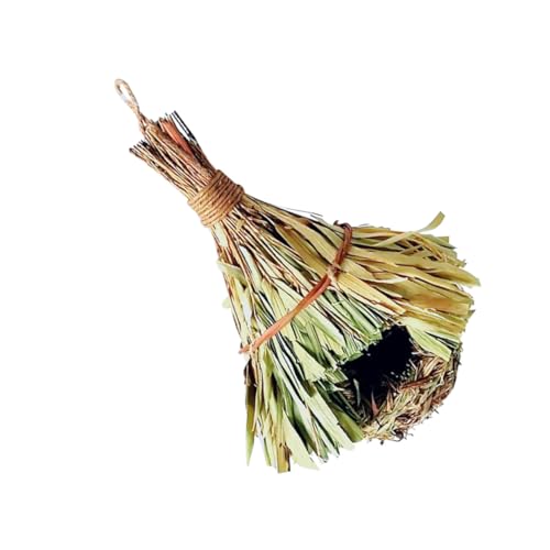 TOYZFRIENDY Handgefertigtes Langlebiges Grass Weaving Vogelhaus aus Bambusblättern Kleines Bequemes Vogelnest zum Aufhängen für Kanarienvögel Papageien und Andere Kleine Vögel im Wohnzimmer TOYZFRIENDY Handgefertigtes Langlebiges Grass Weaving Vogelhaus aus Bambusblättern Kleines Bequemes Vogelnest zum Aufhängen für Kanarienvögel Papageien und Andere Kleine Vögel im Wohnzimmer von TOYZFRIENDY