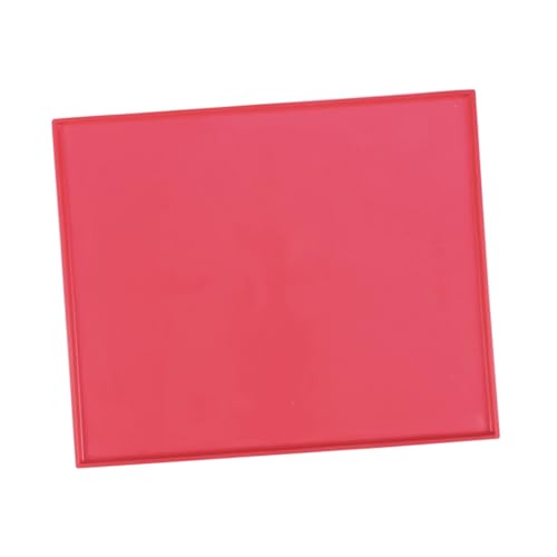 TOYZFRIENDY Haustier Futtermatte Premium rutschfest Abwaschbar Lebensmittel Sicher Passend für Hunde und Katzenfutternäpfe Praktische Futternapf Unterlage in Rot TOYZFRIENDY Haustier Futtermatte Premium rutschfest Abwaschbar Lebensmittel Sicher Passend für Hunde und Katzenfutternäpfe Praktische Futternapf Unterlage in Rot von TOYZFRIENDY