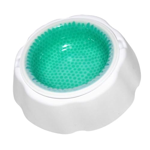 TOYZFRIENDY Haustier Kühlnapf mit Kühlfunktion Leichtes Abnehmbares Design für Katzen und Hunde Praktischer Sommerkühler für Reisen und Frisches Futter Bpa frei Langlebiges Zubehör von TOYZFRIENDY