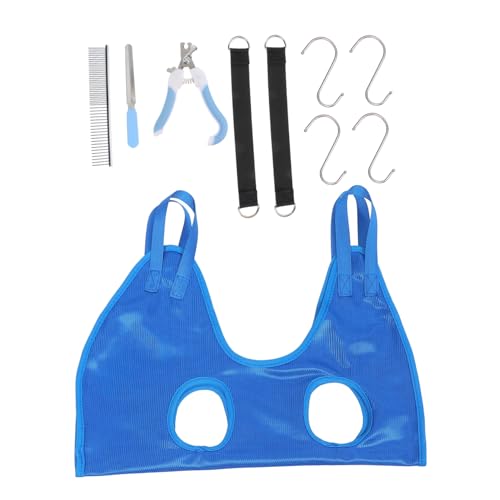 TOYZFRIENDY Haustierpflege Hängematte mit Ergonomischem Nageltrimmer Atmungsaktiv Langlebig und Leicht für Katzen und Hunde Einfache Reinigung und Sichere Anwendung Zufällige von TOYZFRIENDY