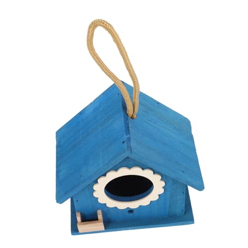 TOYZFRIENDY Holz Vogelhaus zum Aufhängen Wetterfestes Langlebiges Vogel Nest für Draußen Dekoratives Hängendes Vogelhäuschen mit Stabilem Seil Natürlicher Stil für Garten Balkon Terrasse TOYZFRIENDY Holz Vogelhaus zum Aufhängen Wetterfestes Langlebiges Vogel Nest für Draußen Dekoratives Hängendes Vogelhäuschen mit Stabilem Seil Natürlicher Stil für Garten Balkon Terrasse von TOYZFRIENDY