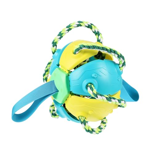 TOYZFRIENDY Hundespielzeug Flugball Kauspielzeug für Hunde Welpen Interaktives Outdoor Fetch Toy in Gelb blau zur Beschäftigung und des Jagdinstinkts für Kleine und Mittlere Hunde TOYZFRIENDY Hundespielzeug Flugball Kauspielzeug für Hunde Welpen Interaktives Outdoor Fetch Toy in Gelb blau zur Beschäftigung und des Jagdinstinkts für Kleine und Mittlere Hunde von TOYZFRIENDY