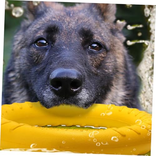 TOYZFRIENDY Hundespielzeug Pulling Ring aus Eva Bissfest und Leicht Schwimmfähig Interaktives Outdoor Kleine und Mittelgroße Hunde Schonend für Zähne und Zahnfleisch Gelb Ø Höhe TOYZFRIENDY Hundespielzeug Pulling Ring aus Eva Bissfest und Leicht Schwimmfähig Interaktives Outdoor Kleine und Mittelgroße Hunde Schonend für Zähne und Zahnfleisch Gelb Ø Höhe von TOYZFRIENDY