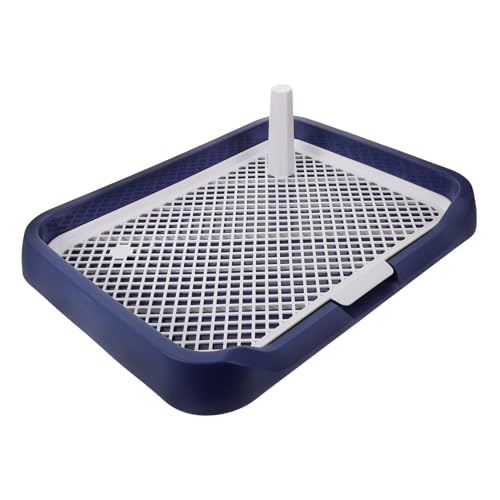 TOYZFRIENDY Hundetoilette Kunststoff Tablett für Hunde Rutschfestes Langlebiges Welpentoilette Zubehör Leicht zu Reinigen Geeignet für Kleine und Große Hunde Praktisches Haustier wc für TOYZFRIENDY Hundetoilette Kunststoff Tablett für Hunde Rutschfestes Langlebiges Welpentoilette Zubehör Leicht zu Reinigen Geeignet für Kleine und Große Hunde Praktisches Haustier wc für von TOYZFRIENDY