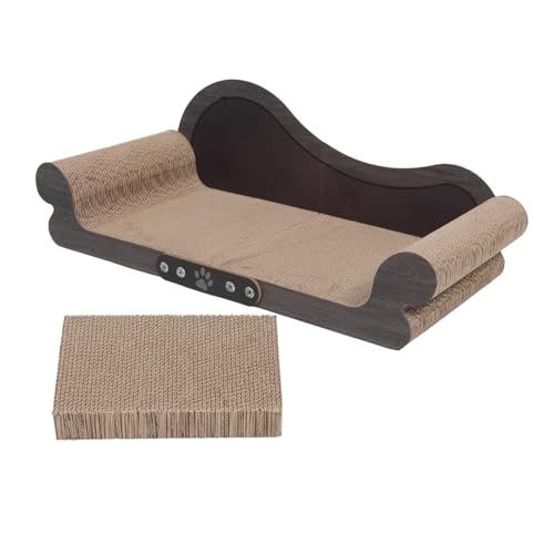 TOYZFRIENDY Katzenkratzbrett Sofa Haushalts Katzenkratzbrett Katzenliege Kratzbrett Entzückendes Karton Sofaförmiges TOYZFRIENDY Katzenkratzbrett Sofa Haushalts Katzenkratzbrett Katzenliege Kratzbrett Entzückendes Karton Sofaförmiges von TOYZFRIENDY