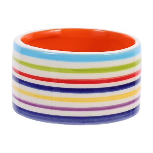 TOYZFRIENDY Keramik Futternapf für Kleine Haustiere Stabiler Napf mit Rutschfester Basis Geeignet für Hamster Meerschweinchen und Kaninchen Robustes Design für Sicheres Fressen und Trinken TOYZFRIENDY Keramik Futternapf für Kleine Haustiere Stabiler Napf mit Rutschfester Basis Geeignet für Hamster Meerschweinchen und Kaninchen Robustes Design für Sicheres Fressen und Trinken von TOYZFRIENDY