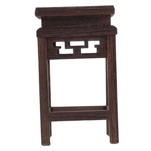TOYZFRIENDY Kleiner Pflanzenständer Antiker Blumentopf Halter Robuste Holzstruktur für Verschiedene Formen Dekoration für Zuhause von TOYZFRIENDY