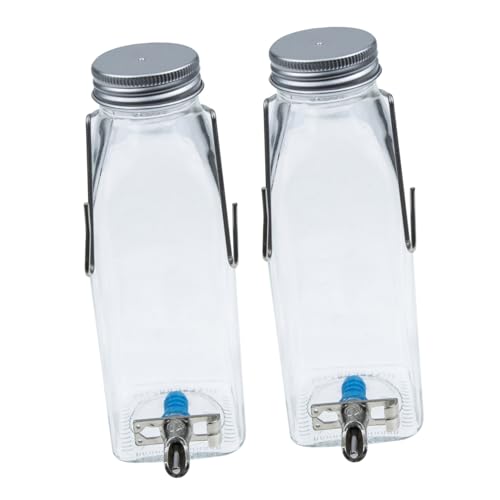 TOYZFRIENDY Kleines Nagetier Trinkflasche mit Auslaufsicherer Konstruktion Transparente Wasserflasche für Kaninchenkäfige Haustier Zubehör zur Frischen Wasserversorgung TOYZFRIENDY Kleines Nagetier Trinkflasche mit Auslaufsicherer Konstruktion Transparente Wasserflasche für Kaninchenkäfige Haustier Zubehör zur Frischen Wasserversorgung von TOYZFRIENDY