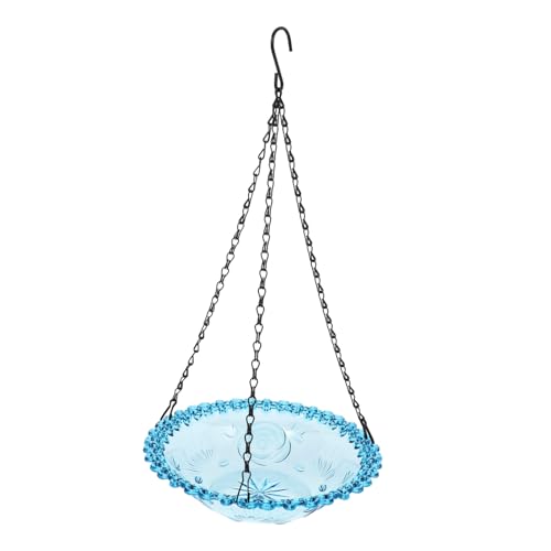TOYZFRIENDY Kolibri-Feeder Futterteller für Vögel hängende Vogeltränke Vogelfütterungsvorrichtung Vogelhäuschen Vogelfutterstation Kolibri-Futtermaske Vogelbäder für draußen pp Blue von TOYZFRIENDY
