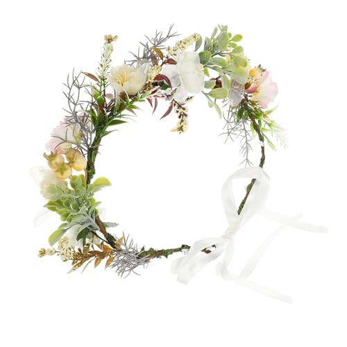 TOYZFRIENDY Künstliches Blumen-hundehalsband mit Verstellbarer Schleife Leichtes Hochzeitskostüm- für Hunde und Geeignet für Partys Festtage und Fotoshootings von TOYZFRIENDY