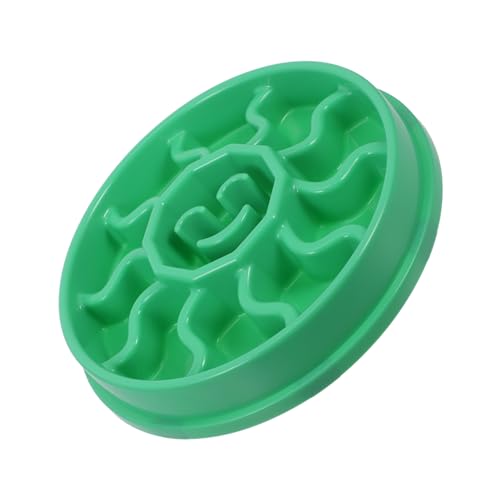 TOYZFRIENDY Langsamer Slow Feeder Hund Futternapf mit Rutschfestem Boden Anti verschütten Puzzle Napf für Gesunde Fressgewohnheiten Langsames Essen für Hunde und Katzen Grün von TOYZFRIENDY