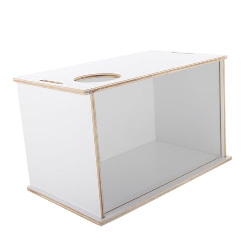 TOYZFRIENDY Mehrzweck Hamster Sandbad Behälter mit Transparentem Design Großer Nager Badewanne für Hamster Chinchilla und Mäuse Glatte Kanten als Toilette und Sandkasten im Haustierkäfig von TOYZFRIENDY