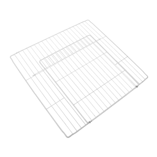TOYZFRIENDY Outdoor Katzenzaun Panel Dichtes Eisen Mesh mit Tür Quadratische Gittereinheit für Katzengehege und Haustier Auslauf Ausbruchsicher und Schnell Montierbar von TOYZFRIENDY
