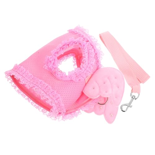 TOYZFRIENDY Pet Brustgeschirr Katzen Brustschutz Leicht Atmungsaktiv Verstellbar Angel Design S für Hund und Katze Zufällige Farbe von TOYZFRIENDY