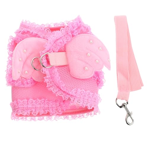 TOYZFRIENDY Pet Harness Angel Design Katzen und Hundegeschirr Atmungsaktiv Leicht Verstellbar XL für Haustiere Brustgeschirr Komfortabel und Langlebig von TOYZFRIENDY