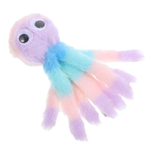 TOYZFRIENDY Plüsch Katzenspielzeug Interaktives Kuscheltier Bunt Haustierspielzeug Für Katzen Kätzchen Und Kleine Haustiere Spielspaß Training von TOYZFRIENDY