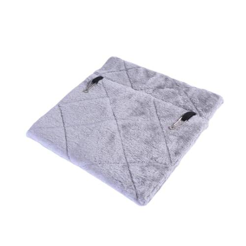 TOYZFRIENDY Plüsch Papagei Hängematte Warmes Vogel Schlafbett mit Stabilem Stand und Doppelhaken Kuschelige Schlafhöhle für Kleine Vögel Vogelzubehör für Käfig und Zuhause Klein von TOYZFRIENDY