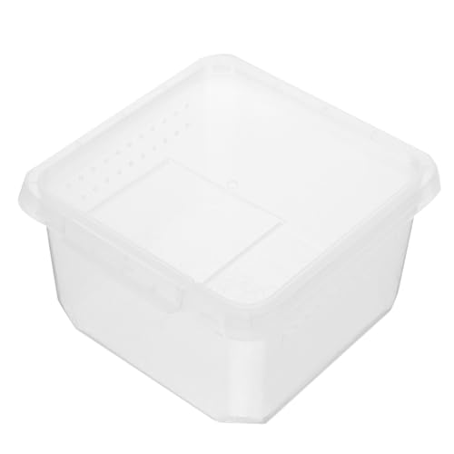 TOYZFRIENDY Praktische Transparente Spinnenbox für Kleine Reptilien und Insekten Atmungsaktive Aufbewahrungsbox mit Sicherem Terrarium Design Vielseitig Geeignet für Spinnen Eidechsen TOYZFRIENDY Praktische Transparente Spinnenbox für Kleine Reptilien und Insekten Atmungsaktive Aufbewahrungsbox mit Sicherem Terrarium Design Vielseitig Geeignet für Spinnen Eidechsen von TOYZFRIENDY