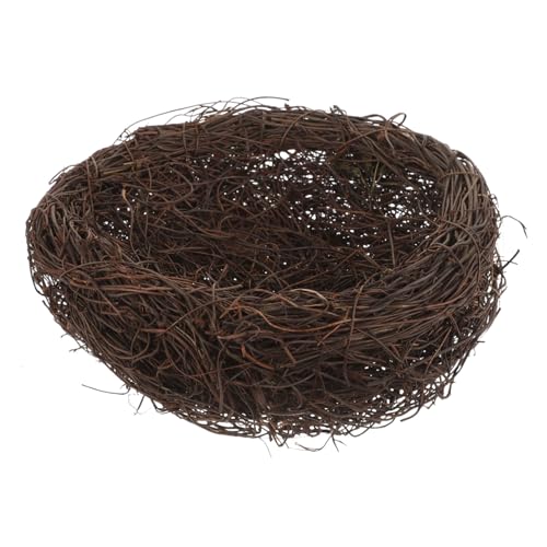 TOYZFRIENDY Rattan Vogelnest Dekoration Künstliches Nest für Kleine Vögel Vielseitig als Garten Tischdeko DIY Bastelmaterial Natürliches Handwerksornament für Vogelkäfig und Landschaft TOYZFRIENDY Rattan Vogelnest Dekoration Künstliches Nest für Kleine Vögel Vielseitig als Garten Tischdeko DIY Bastelmaterial Natürliches Handwerksornament für Vogelkäfig und Landschaft von TOYZFRIENDY