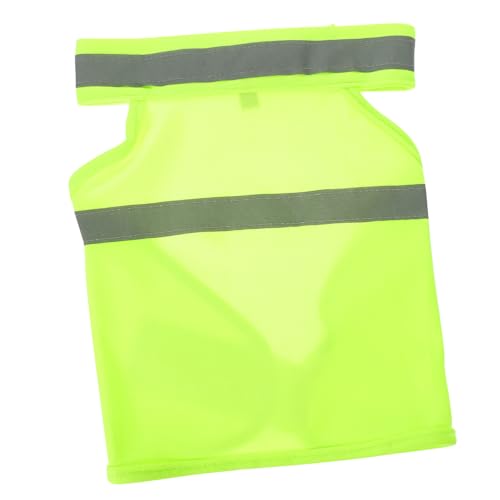 TOYZFRIENDY Reflektierende Hundeweste Sicherheitsweste Verstellbar Komfortabel Atmungsaktiv Jagdweste Fluoreszierend Gelb für Kleine Mittelgroße Große Hunde Alltag und Outdoor von TOYZFRIENDY