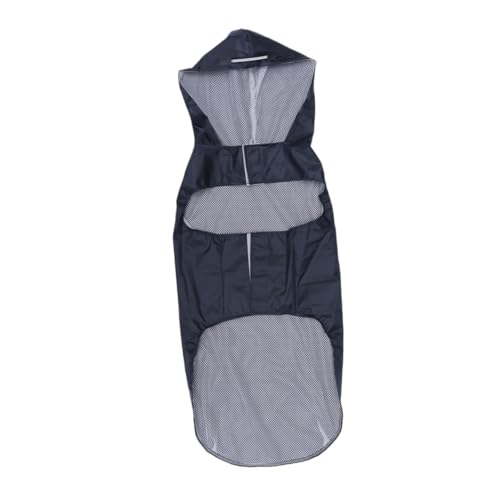 TOYZFRIENDY Regenmantel für Haustiere Anzüge für Hunde Hundekostüme für große Hunde Regenmäntel Hundemäntel Welpe wimperntusche Regenmantelhunde Hund Rain Poncho Hund Regen Hundeponcho Schwarz von TOYZFRIENDY
