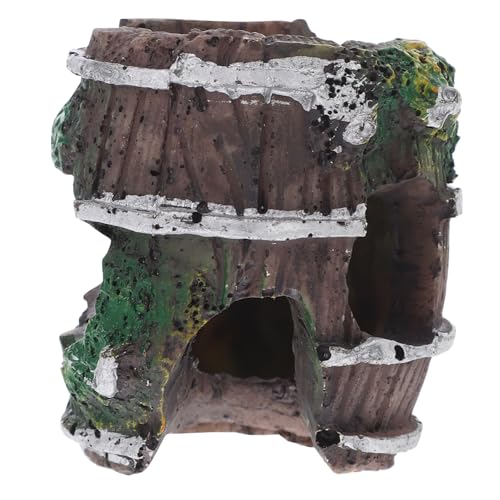 TOYZFRIENDY Robustes Abs Kleines Versteck für Reptilien und Kleintiere Sichere Mini Höhle für Terrarien und Aquarium Atmungsaktives Versteck für Geckos Leopardgeckos Spinnen und Garnelen von TOYZFRIENDY