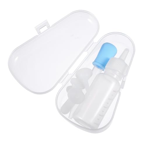 TOYZFRIENDY Sicheres Katzen Hundebaby Fütterungsset mit Flasche und Tropfer Bpa frei Leicht für Welpen und Kätzchen Inklusive Aufbewahrungsbox für Einfache Handhabung und Transport von TOYZFRIENDY