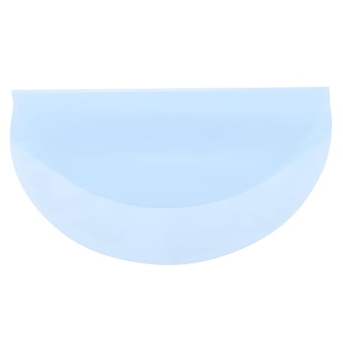 TOYZFRIENDY Silikon Napfunterlage für Hunde und Katzen rutschfest Schmutzabweisend Rund Bpa frei Schützende Futtermatte für Sauberes Füttern zu Hause Blau Pflegeleicht Langlebig von TOYZFRIENDY