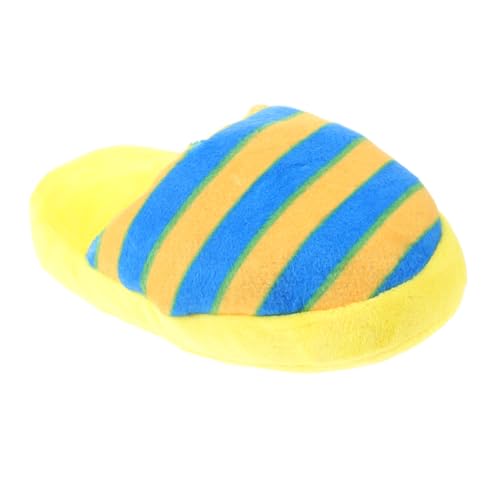 TOYZFRIENDY Slipper Förmiges Kauspielzeug für Hunde Verschleißfestes mit Quietschfunktion Interaktives Zahnpflege zur Zahnreinigung und Beißfreudigem Spielspaß für Kleine und Mittlere Hunde von TOYZFRIENDY