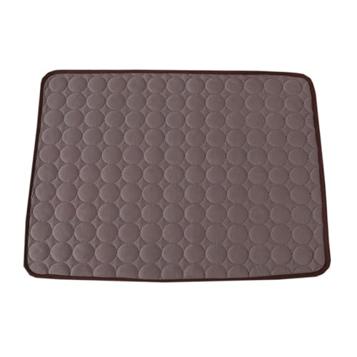 TOYZFRIENDY Sommermatte Haustierkühlmattenhund Kühlung Kühlmatte für Hundebett Matte für Hunde Ding Kühlmatten für Hunde Kühlkissen Hund Katzenkühlkissen Haustier kühle Matte Kaffee von TOYZFRIENDY