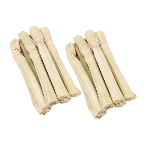 TOYZFRIENDY Süße Kau-Sticks aus Naturmaterial für Kaninchen Chinchillas Hamster und Meerschweinchen Sicheres Vielseitiges Zahnpflege Kleine Haustiere gegen Langeweile und Zahnprobleme von TOYZFRIENDY