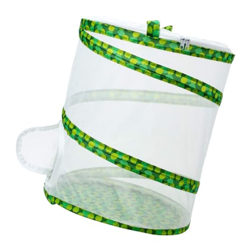TOYZFRIENDY Tragbarer Faltbarer Insektenkäfig Transparentes Mesh Breeding Cage für Schmetterlinge und Insekten für Outdoor Beobachtung und Biologieunterricht von TOYZFRIENDY