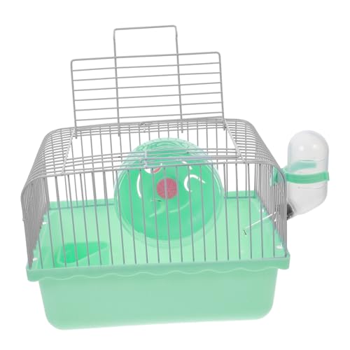 TOYZFRIENDY Tragbarer Hamsterkäfig mit Tragegriff für Hamster Chinchillas und Kleine Vögel Inklusive Wasserflaschenhalter Geräumiger Transportkäfig für Kleine Haustiere Multifunktional und von TOYZFRIENDY