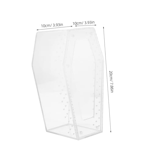 TOYZFRIENDY Transparenter Terrarium Sargförmiges Reptilienzuchtgehäuse Kleines Gehäuse für Bartagamen Spinnen Schildkröten Vielseitige Haltung Kleiner Reptilien und Insekten TOYZFRIENDY Transparenter Terrarium Sargförmiges Reptilienzuchtgehäuse Kleines Gehäuse für Bartagamen Spinnen Schildkröten Vielseitige Haltung Kleiner Reptilien und Insekten von TOYZFRIENDY