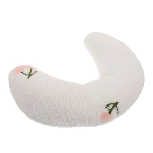 TOYZFRIENDY U förmiges Katzenkissen aus Weichem Plüsch für Halskomfort und Vielseitig Sofa Bett Körbchen Einsetzbar Doppelter Nutzen als Schlafkissen und Niedliches Design für Wohnungskatzen von TOYZFRIENDY
