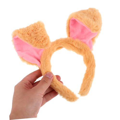 TOYZFRIENDY Unisex Hundekostüm mit Verstellbarem Hundeohren Haarreif Plüschschwanz und Schleife Leichter Bequemer Hundekopf Haarreif für Halloween Karneval Party und Cosplay Passend für von TOYZFRIENDY