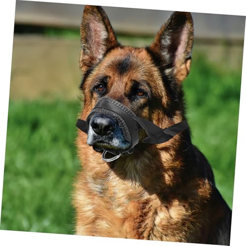 TOYZFRIENDY Verstellbarer Nylon Hundemaulkorb mit Atmungsaktivem Design Langlebig und Bequem mit Praktischem Schnallenverschluss und Verstellbarem Halsriemen für Sicheren Sitz bei Kleinen und von TOYZFRIENDY