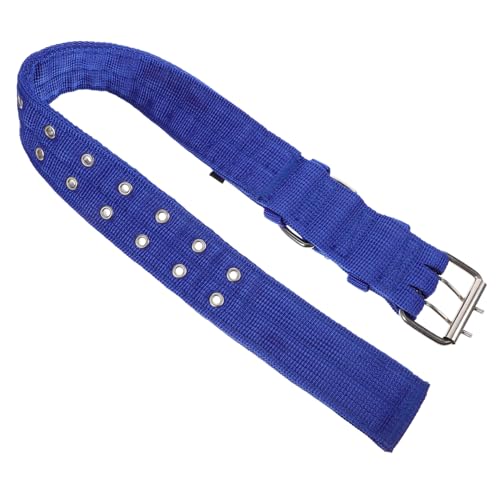 TOYZFRIENDY Verstellbares Hundehalsband aus Langlebigem Bequemem Material Modisches Design Blaues XL Halsband für Hunde Stilvolle Haustier Halskette Komfortabel und Robust von TOYZFRIENDY