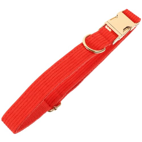 TOYZFRIENDY Verstellbares Hundehalsband mit Metallverschluss Stilvolles Halsband für Mittelgroße Hunde und Geeignet für Tägliches Tragen Partys und Festliche Anlässe von TOYZFRIENDY