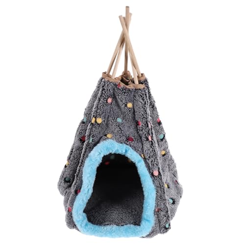 TOYZFRIENDY Vogelhängematte aus Baumwolle Warmes Bequemes Papageienzelt und Nistplatz Schnelles Montieren Waschbar für Wellensittiche Kanarienvögel und Kleine Vögel im Käfig von TOYZFRIENDY