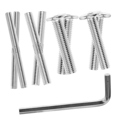 TOYZFRIENDY Vollgewindeschrauben für Katzenkratzbaum aus Metall Doppelseitige Schrauben und Linsenkopfschrauben mit Innensechskant Robustes Montageset Inklusive Werkzeug Ersatzteile für TOYZFRIENDY Vollgewindeschrauben für Katzenkratzbaum aus Metall Doppelseitige Schrauben und Linsenkopfschrauben mit Innensechskant Robustes Montageset Inklusive Werkzeug Ersatzteile für von TOYZFRIENDY