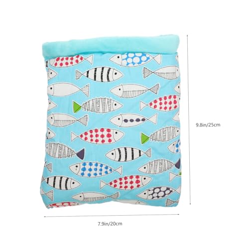 TOYZFRIENDY Warmer Hamster Schlafsack Beutel aus Baumwolle Kleintier Kuschelhöhle und Versteck für Meerschweinchen Igel Rennmaus und Schlafnest für Kleine Haustiere von TOYZFRIENDY
