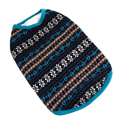 TOYZFRIENDY Winter Hundepullover mit Fleece Gefüttert Warmes Haustierkleid für Kleine und Mittelgroße Hunde Bequemer Weicher Pullover für Alltag und Partys Geeignet für Kalte von TOYZFRIENDY
