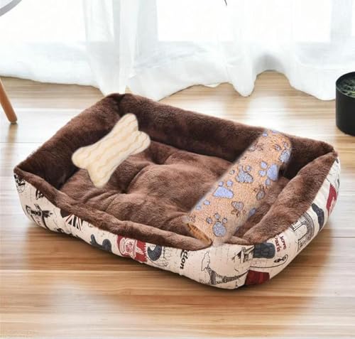 Kleine Hundehütte, Zwinger, Haustiernest, Vier Jahreszeiten, waschbar, Teddybär, Hunde-/Katzenhaus, Haustierkissen für mittelgroße und große Hunde oder mehrere Kleine Hundehütte, Zwinger, Haustiernest, Vier Jahreszeiten, waschbar, Teddybär, Hunde-/Katzenhaus, Haustierkissen für mittelgroße und große Hunde oder mehrere von TPIONEER
