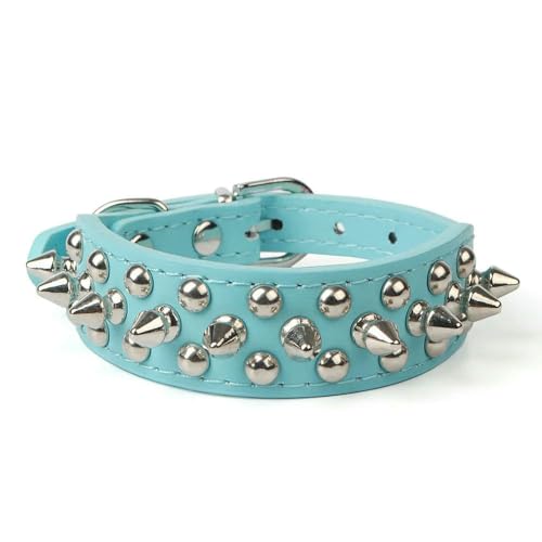 TPIONEER Gepolstertes Hundehalsband mit Bissschutz, Sport-Halsband mit Nieten und Spikes für kleine, mittelgroße und große Bulldoggen, Möpse und große Hunde TPIONEER Gepolstertes Hundehalsband mit Bissschutz, Sport-Halsband mit Nieten und Spikes für kleine, mittelgroße und große Bulldoggen, Möpse und große Hunde von TPIONEER