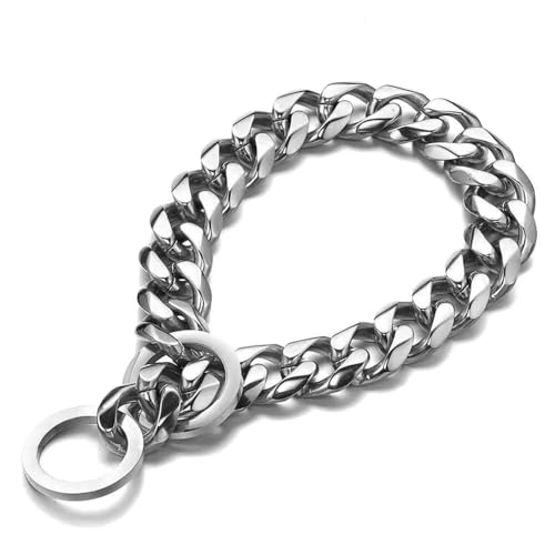 TPIONEER Goldfarbenes Hundehalsband Lea Edelstahl Enaved Hundekette Golden Pet Mittelgroße bis große Hunde P Kette Walking Dogs TPIONEER Goldfarbenes Hundehalsband Lea Edelstahl Enaved Hundekette Golden Pet Mittelgroße bis große Hunde P Kette Walking Dogs von TPIONEER