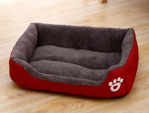 TPIONEER Großes Hundebett für Haustiere, warmes Haus, bonbonfarbenes quadratisches Nest, Haustierzwinger für kleine, mittelgroße und große Hunde, Katzen, Welpen, Hundekörbe in Übergröße TPIONEER Großes Hundebett für Haustiere, warmes Haus, bonbonfarbenes quadratisches Nest, Haustierzwinger für kleine, mittelgroße und große Hunde, Katzen, Welpen, Hundekörbe in Übergröße von TPIONEER